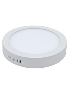 ماركة غير محددة لوحة إضاءة LED دائرية تثبت على السطح أبيض 22.2 x 4.4سم 