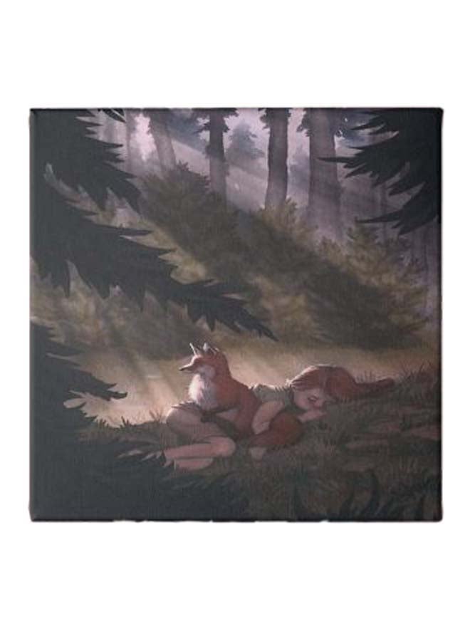 Decorative Canvas Wall Painting Multicolour 50 x 50cm