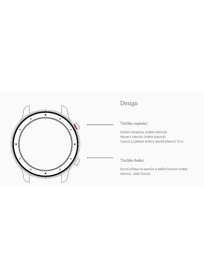 Amazfit - GTR 42mm Moonlight White - Image 1