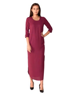 U-Shaped Kurta Plum