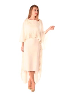 U-Shaped Dress Cream