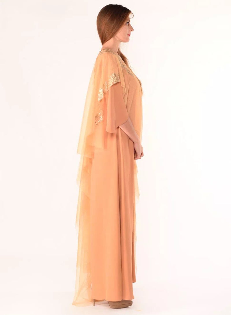 Sana'a Kayum U-Shaped Dress Mustard  - Image 2