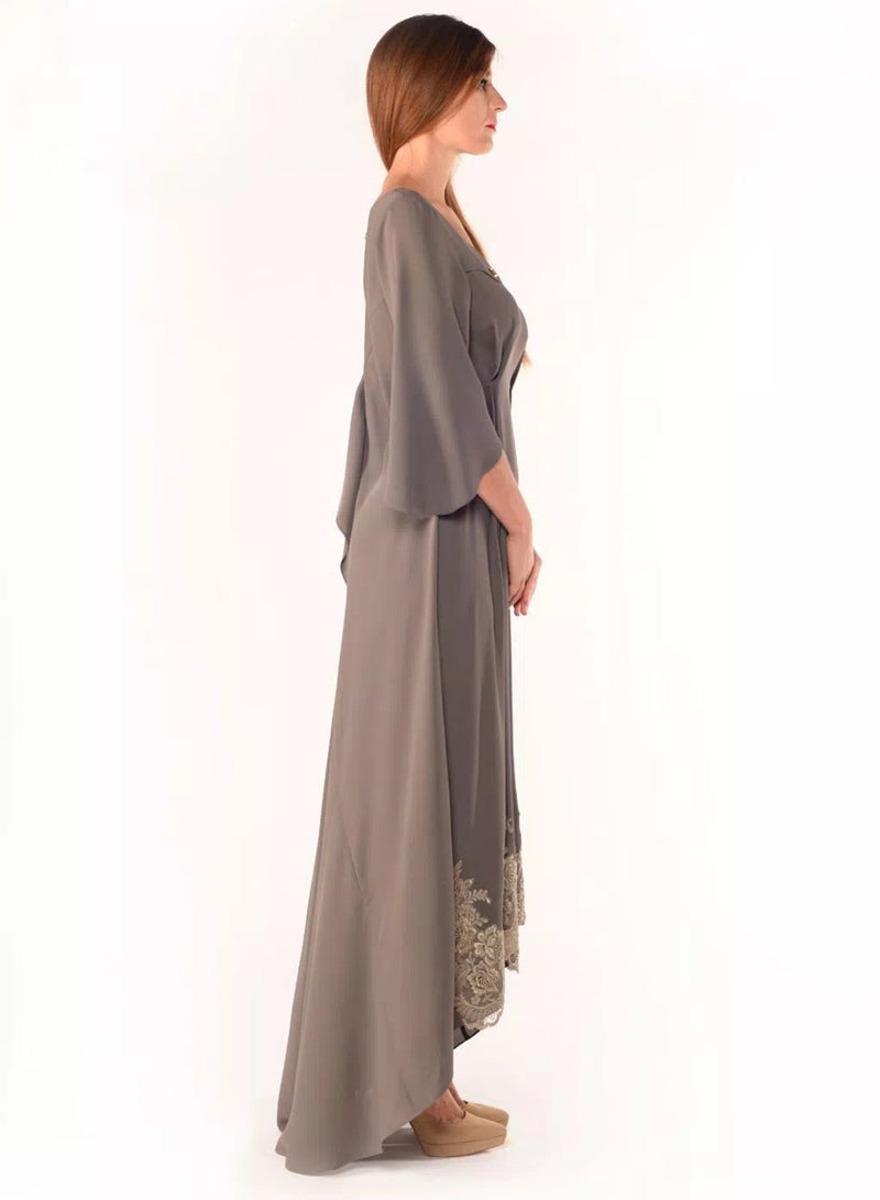 Sana'a Kayum Classic Straight Dress Grey  - Image 2