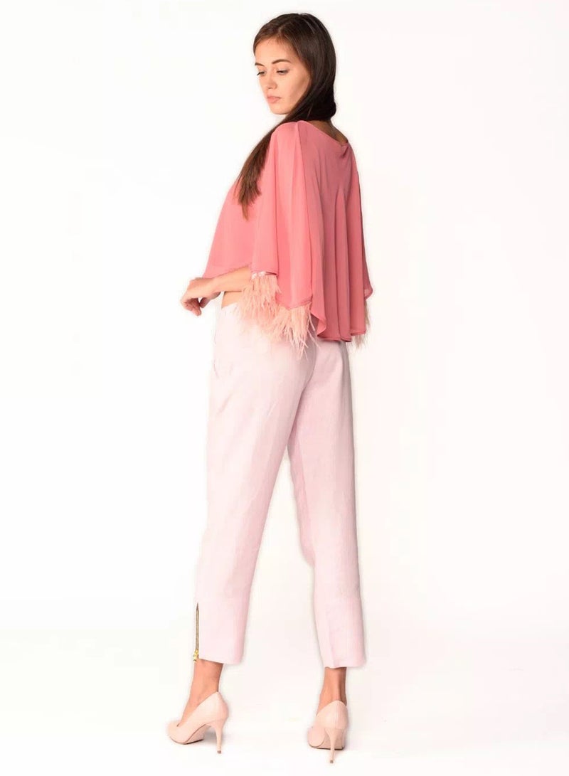 Sana'a Kayum Linen Pants Cool Pink  - Image 2