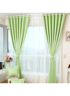 Printed Blackout Window Curtains Green 98x40inch - v1594301054/N39244300A_2