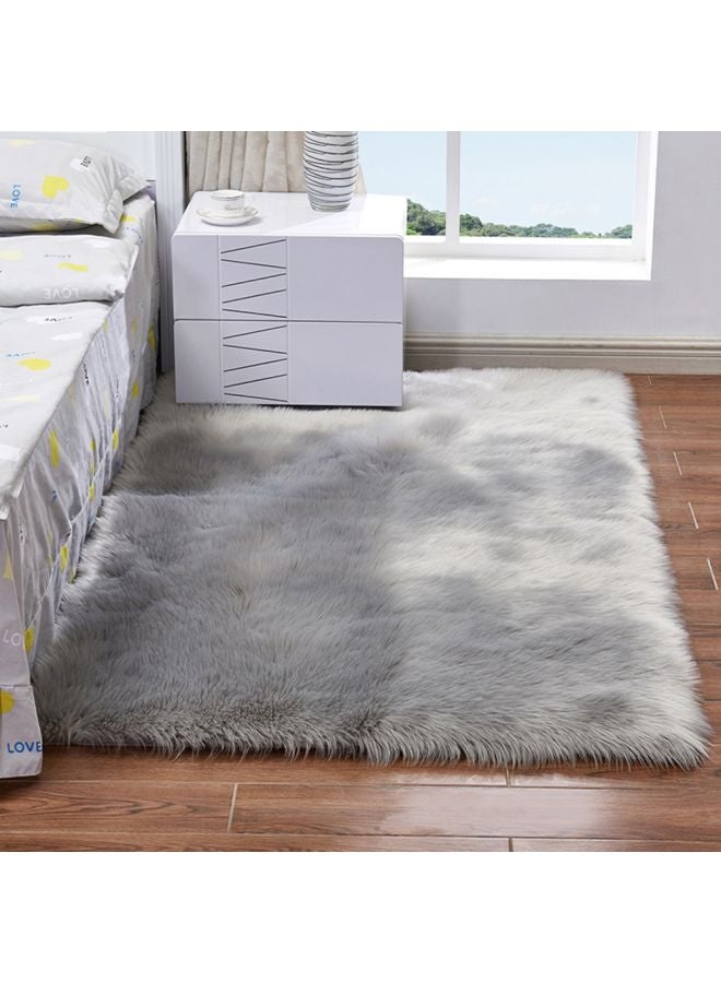 Fluffy Floor Rug Grey 30x5x20cm  - Image 1