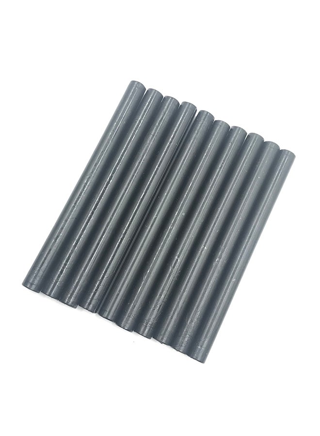 10-Piece Glue Gun Sealing Wax Stick Set Black - Image 4