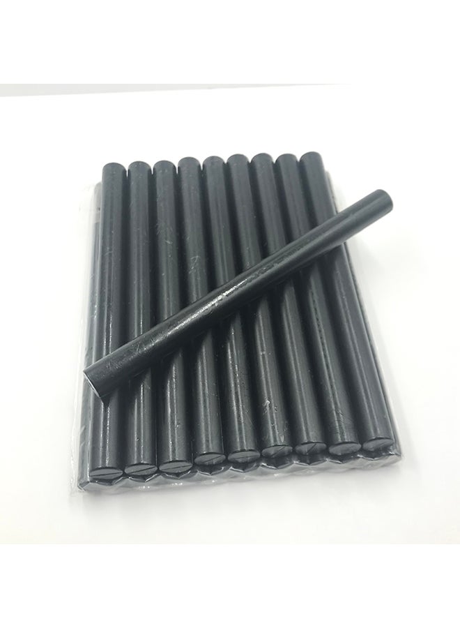 10-Piece Glue Gun Sealing Wax Stick Set Black - Image 3