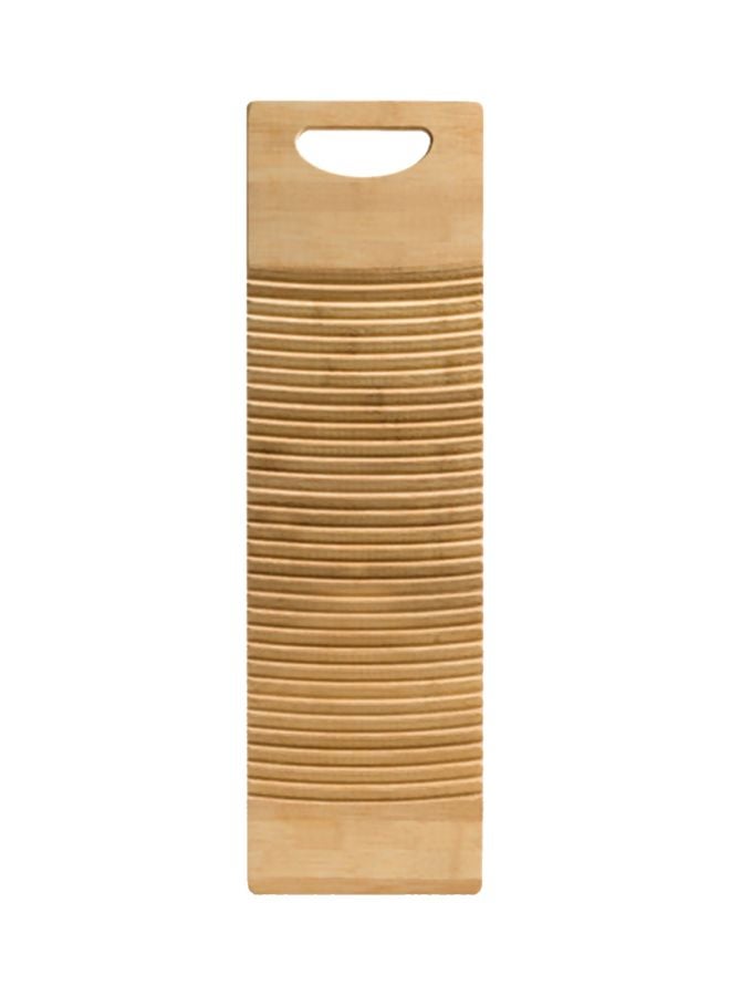 لوح غسيل مصنوع من الخشب بيج 60x18x1.8سم  - Image 1