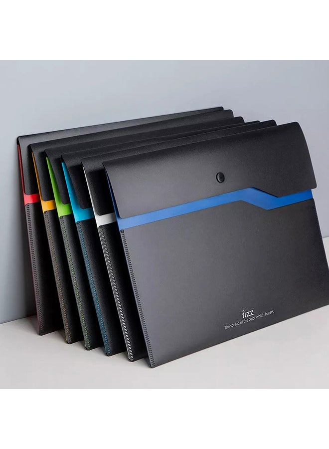Fizz - 6-Piece Double Layer Youpin A4 File Holder Organizer Set Multicolour - Image 1