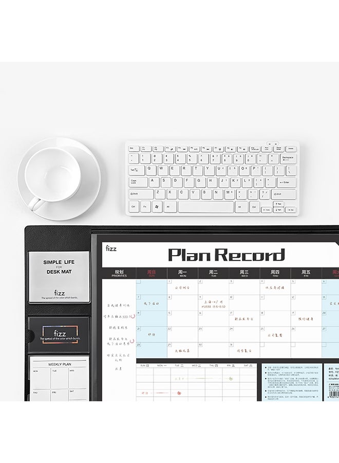 Fizz - Time Management Notepad Black/White/Blue - Image 1