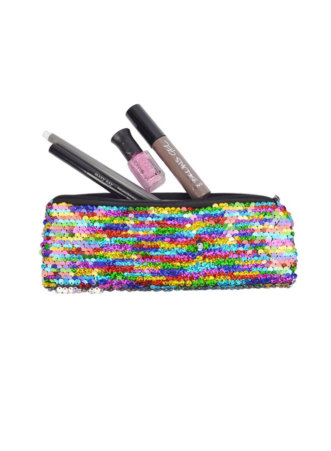 جوي شيك علبة مستحضرات التجميل مزينة بالترتر بالكامل متعدد الألوان - Image 2