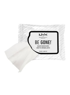Be Gone Makeup Remover Wipes White