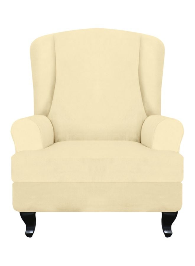 غطاء أريكة قابلة  للتمدد بيج 28x8x28سم - Image 1