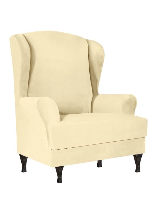 غطاء أريكة قابلة  للتمدد بيج 28x8x28سم - Image 3