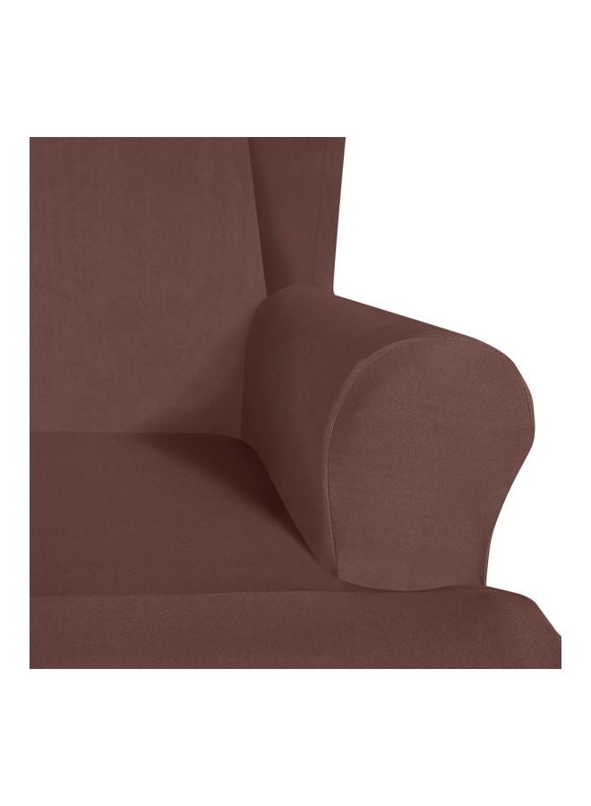 غطاء أريكة قابل للتمدد بني 28x8x28سم - Image 2