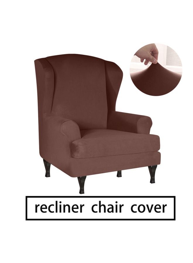 غطاء أريكة قابل للتمدد بني 28x8x28سم - Image 3
