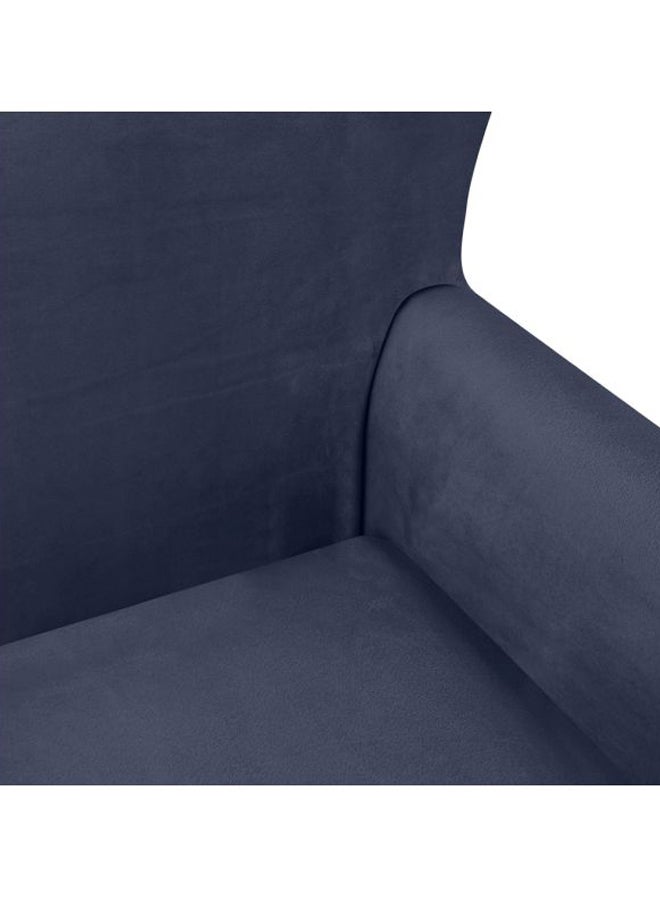 غطاء أريكة قابل للتمدد أزرق داكن 28x8x28سم - Image 3