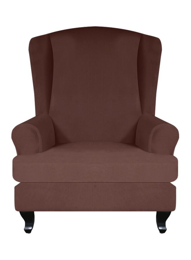 غطاء أريكة قابل للتمدد بني 28x8x28سم - Image 1