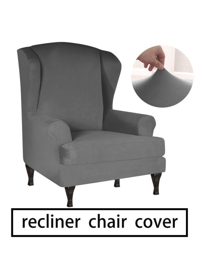 غطاء أريكة متحركة قابل للتمدد رمادي داكن 28x8x28سم - Image 2