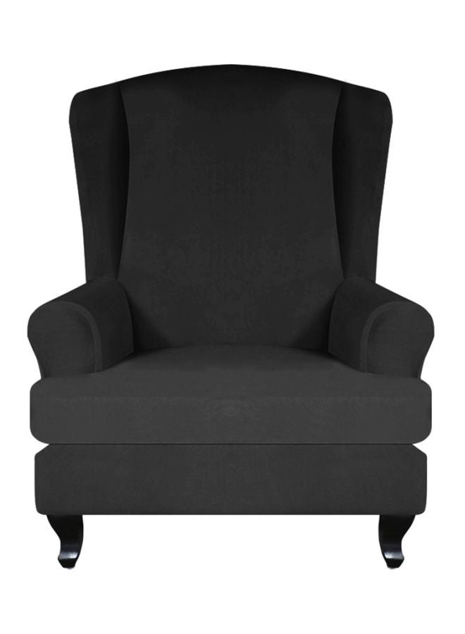 غطاء أريكة قابلة  للتمدد أسود 28X8X28سم - Image 1
