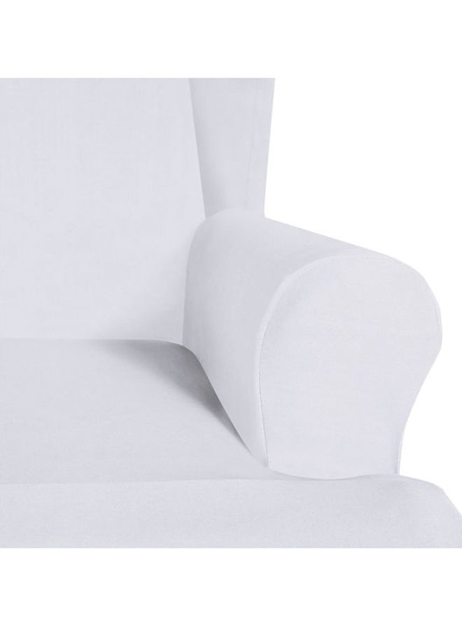 غطاء أريكة يمكن فتحها قابل للتمدد أبيض 28X8X28سم - Image 3