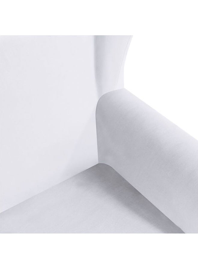 غطاء أريكة يمكن فتحها قابل للتمدد أبيض 28X8X28سم - Image 4