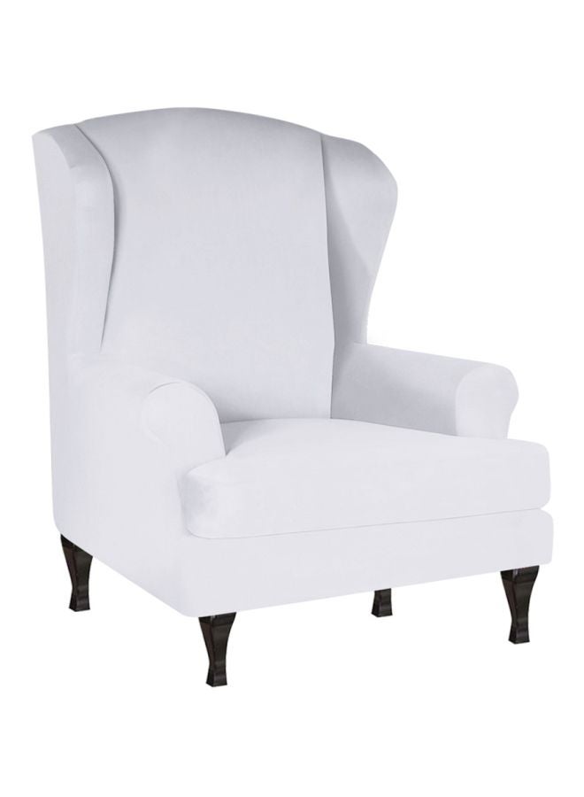 غطاء أريكة يمكن فتحها قابل للتمدد أبيض 28X8X28سم - Image 5