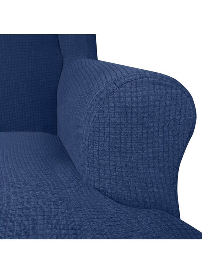 غطاء أريكة قابل للتمدد. أزرق 28X8X28سم - Image 3