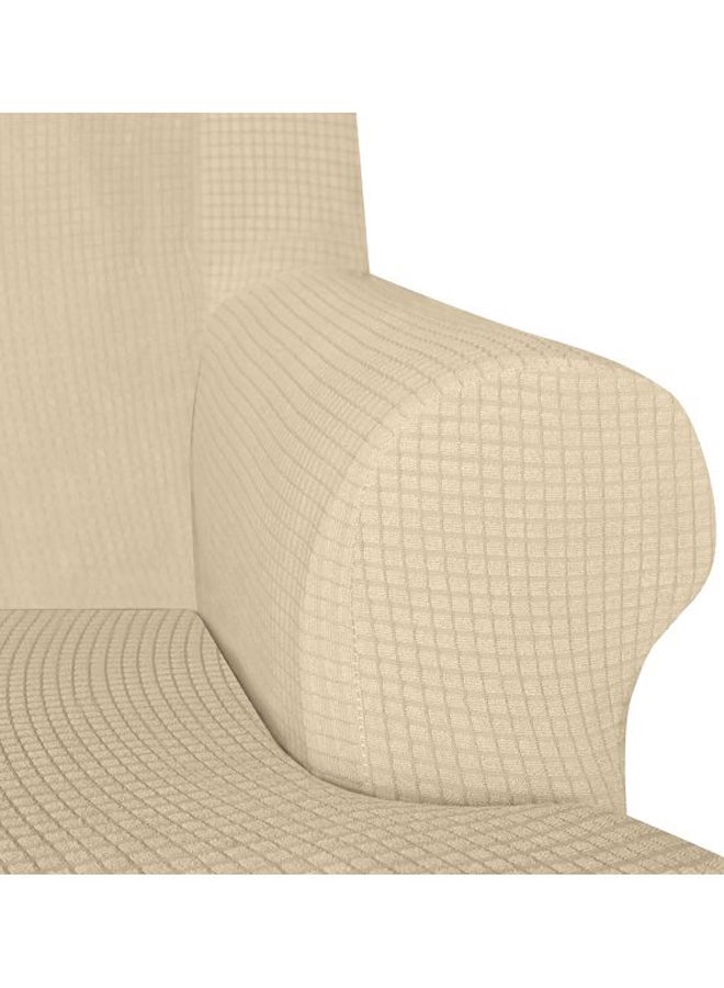 غطاء قابل للتمدد مناسب للأريكة ذات الظهر المتحرك بيج 28X8X28سم - Image 4