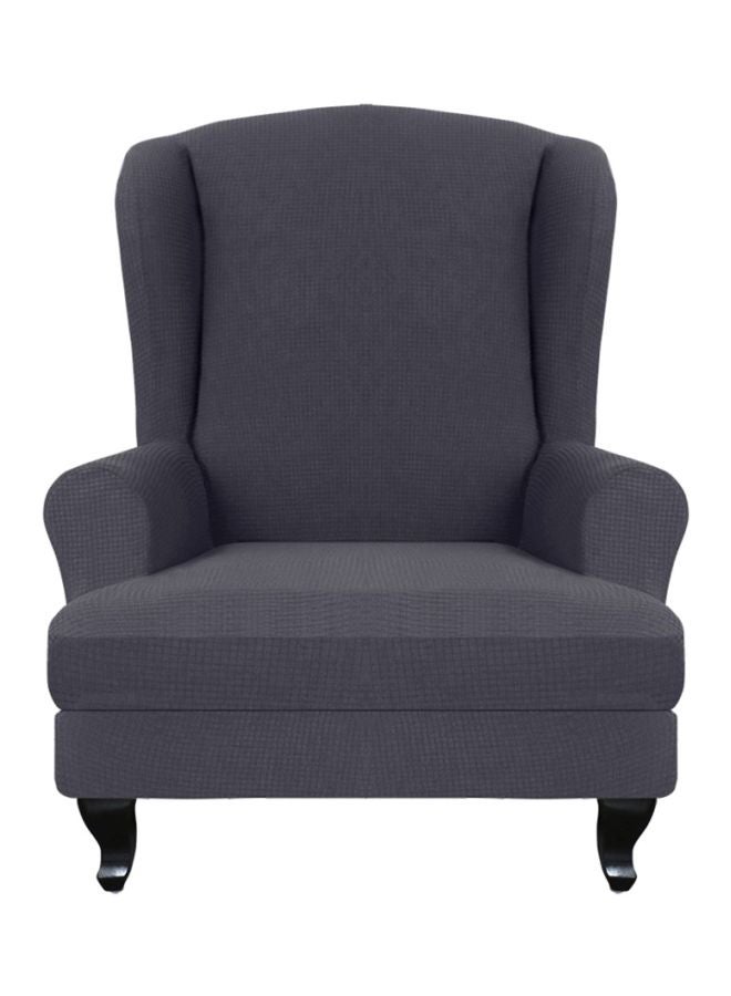 غطاء أريكة قابل للتمدد رمادي داكن 28x8x28سم - Image 1