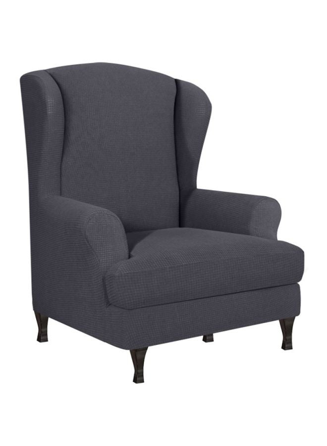 غطاء أريكة قابل للتمدد رمادي داكن 28x8x28سم - Image 3
