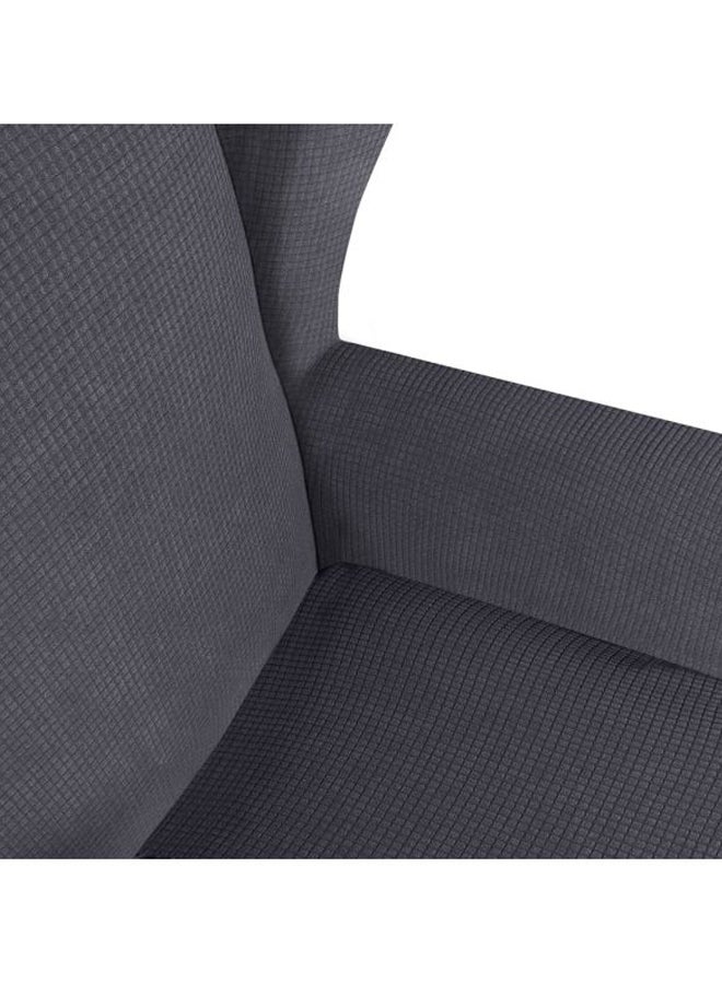 غطاء أريكة قابل للتمدد رمادي داكن 28x8x28سم - Image 5