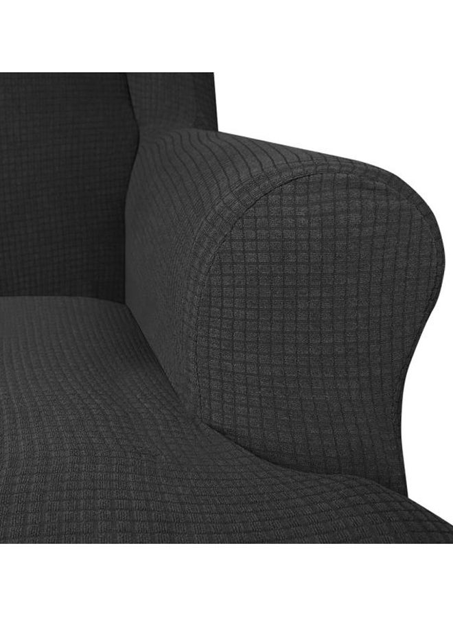غطاء أريكة متحركة قابل للتمدد أسود 28x8x28سم - Image 3