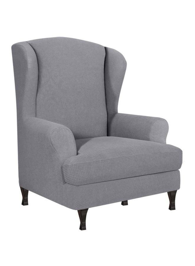 غطاء أريكة يمكن فتحها قابل للتمدد رمادي 28x8x28سم - Image 2