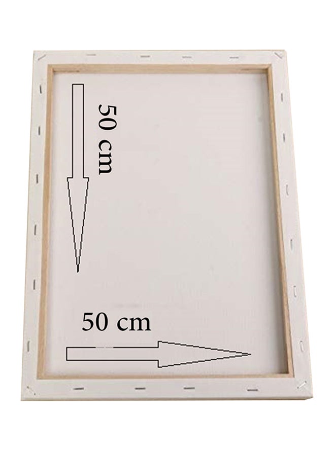 لوحة فنية من قماش الكانفاس بإطار مخفي بنمط يحمل عبارة Be Yourself متعدد الألوان 50 x 50سم - Image 2