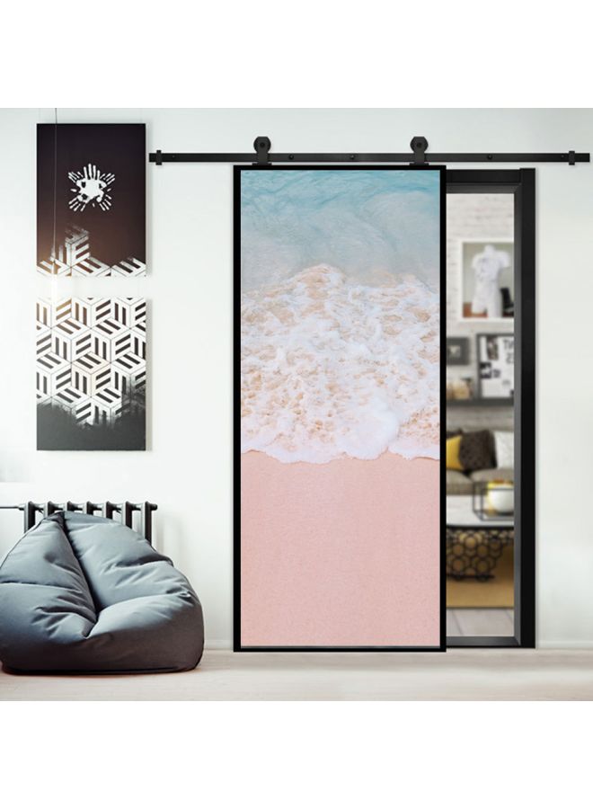 Sea Printed Decorative Sticker Pink/Blue/White 50x120cm - Image 1