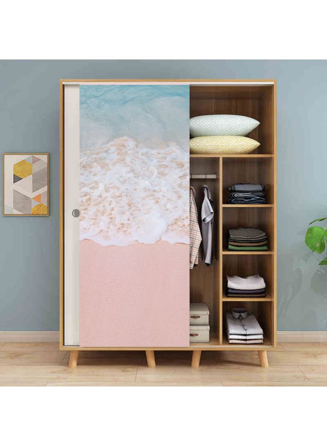 Sea Printed Decorative Sticker Pink/Blue/White 50x120cm - Image 4