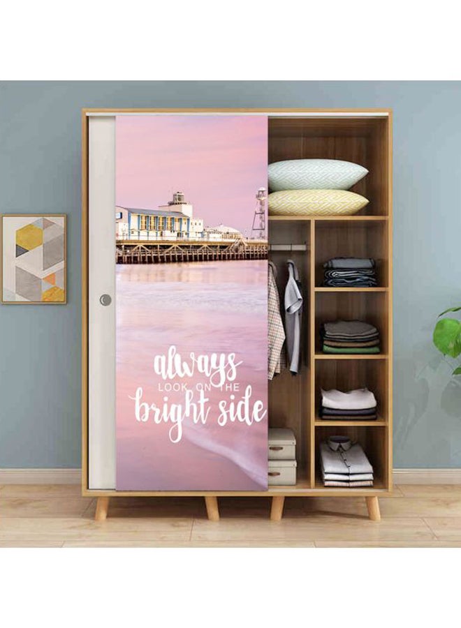 Printed Waterproof Home Decoration Sticker Pink/White/Brown 50x120cm  - Image 3