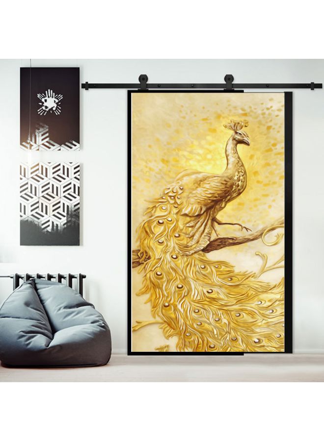 Waterproof Printed Sticker Gold/Yellow/Brown 50x120cm  - Image 3