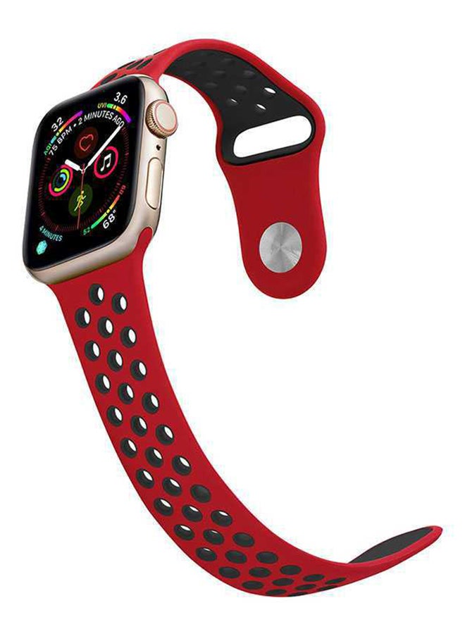 Generic - Replacement Band For Apple iWatch Sport Series Red/Black - Image 1