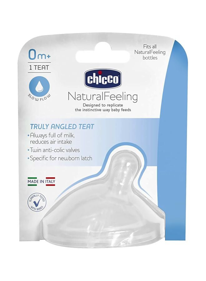Chicco Natural Feeling Angled Teat Slow Flow - Image 2