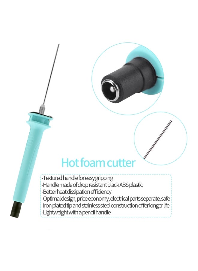 Styrofoam Cutter Blue/Black/Silver 26x5x7cm  - Image 3