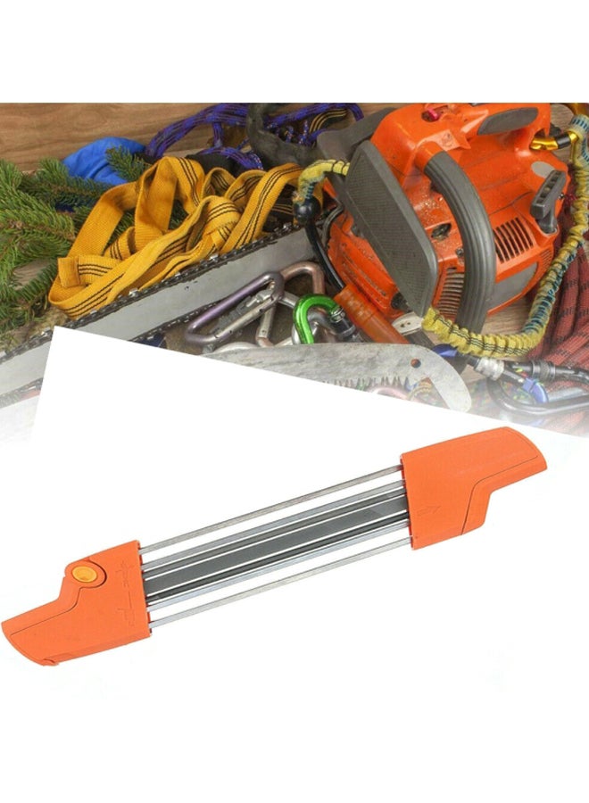 Generic Manual Chainsaw Sharpener Orange/Clear 38x3x6cm  - Image 2