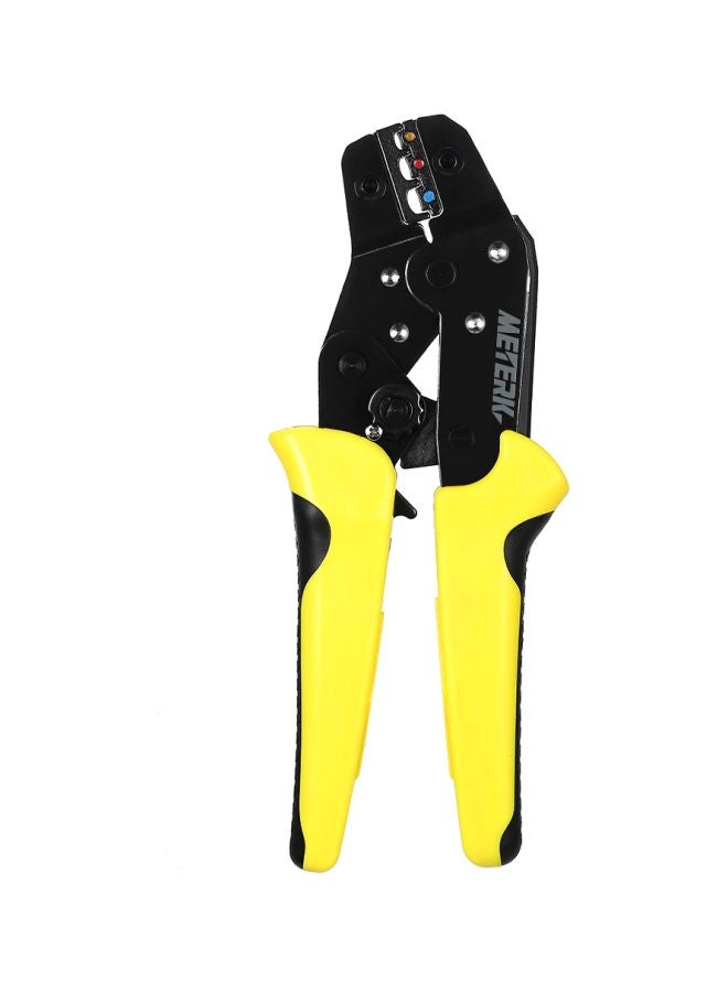 Meterk - Professional Wire Crimper Yellow/Black 19x8x2centimeter - Image 1