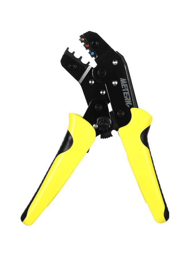 Meterk - Professional Wire Crimper Yellow/Black 19x8x2centimeter - Image 1