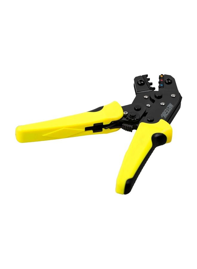 Meterk - Professional Wire Crimper Yellow/Black 19x8x2centimeter - Image 1