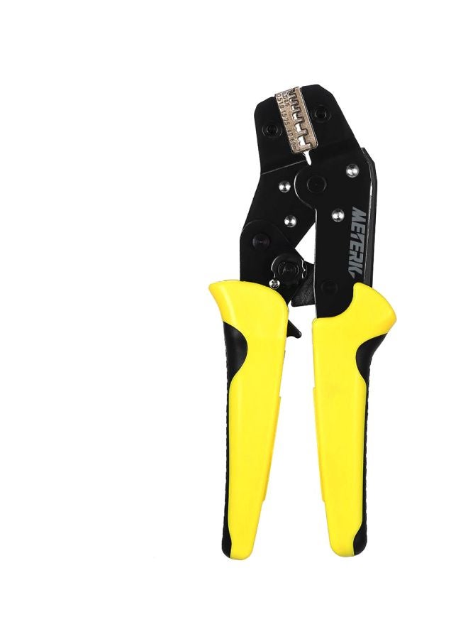 Meterk Professional Wire Crimper Yellow/Black 19x8x2cm - Image 1