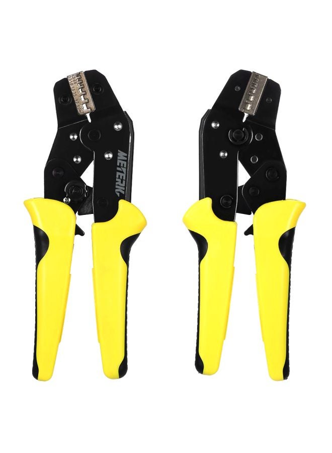Meterk Professional Wire Crimper Yellow/Black 19x8x2cm - Image 4