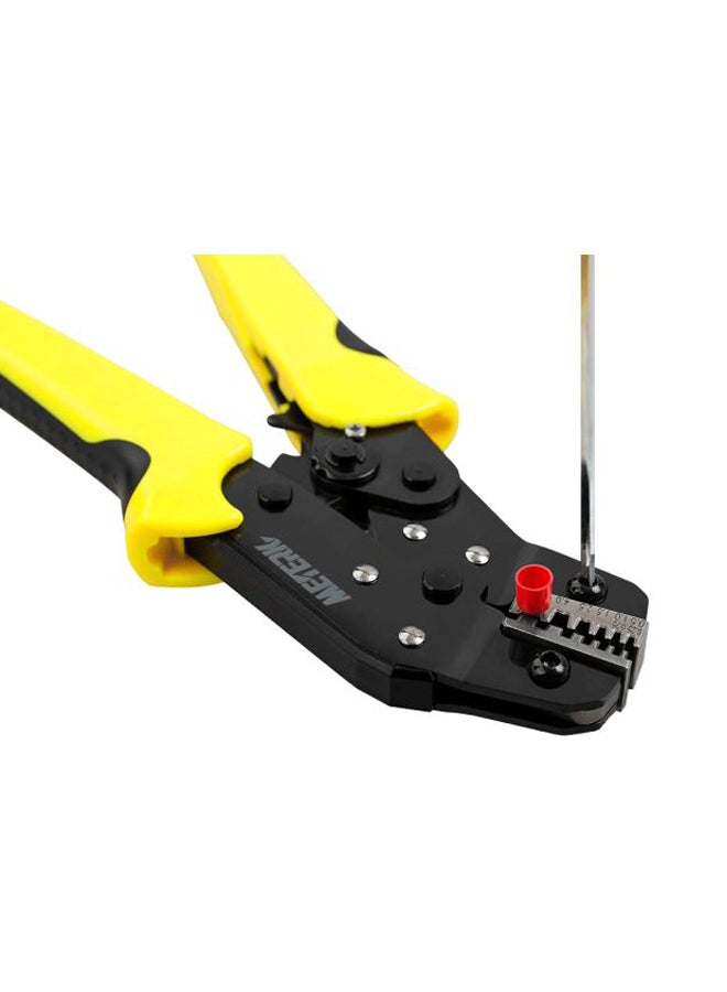 Meterk Professional Wire Crimper Yellow/Black 19x8x2cm - Image 3